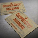 Copper City Bourbon's lable is mean to evoke the Old West. (Arizona Distilling Co. Photo)