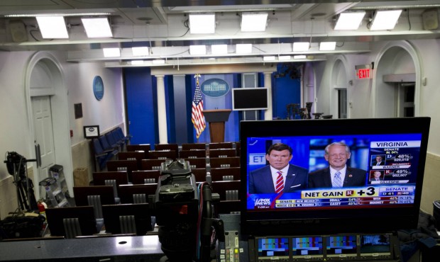 FILE – In this Nov. 4, 2014, file photo. Fox News reports Republican gains in the Senate in a...