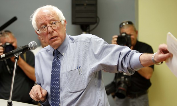 FILE – In a Wednesday, May 27, 2015 file photo, Democratic presidential candidate Sen. Bernie...