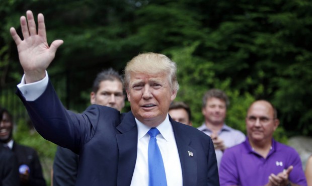 FILE – In this Tuesday, June 30, 2015 file photo, Republican presidential candidate Donald Tr...
