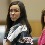               Jodi Arias, left, looks on next to her attorney, Jennifer Willmott, during her sentencing in Maricopa County Superior Court, Monday, April 13, 2015, in Phoenix. A judge sentenced Arias, a convicted murderer, to life in prison without the possibility of release, ending a nearly seven-year-old case that attracted worldwide attention with its salacious details. (Mark Henle/The Arizona Republic via AP, Pool)
            