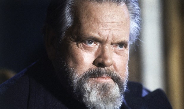FILE – In this February 22, 1982 file photo, actor and film director Orson Welles poses for p...