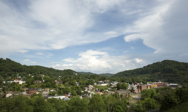 The small city of Hazard, Ky., shown Tuesday, May 26, 2015,...