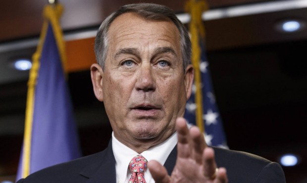 FILE – In this Dec. 11, 2014, file photo, House Speaker John Boehner of Ohio speaks during a ...