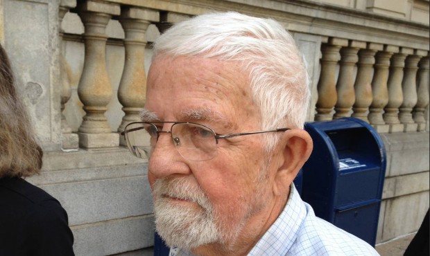 Dr. Lawrence Egbert walks outside the courthouse, early Thursday, July 9, 2015, in Baltimore. Egber...