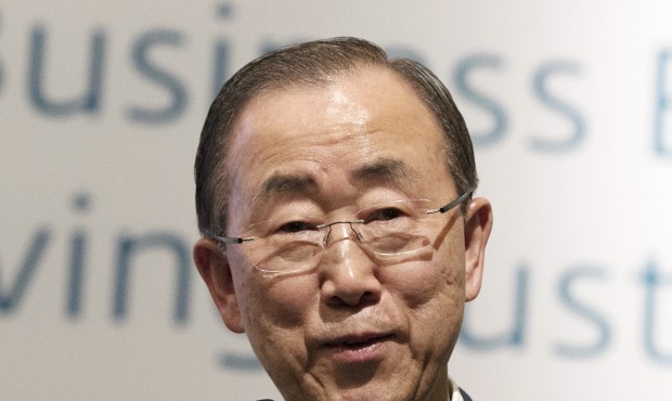 U.N. Secretary-General Ban Ki-moon speaks during the ‘UN Global Compact – Korea Leaders...