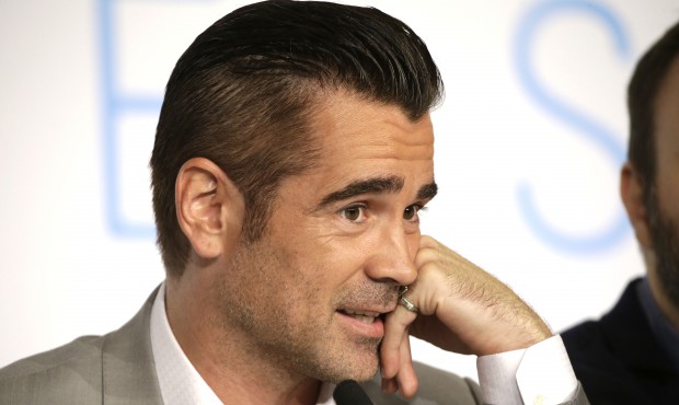 Actor Colin Farrell attends a press conference for the film The Lobster, at the 68th international ...