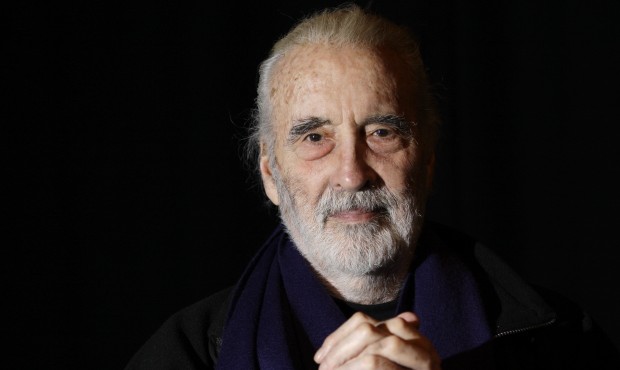 FILE- In this file photo dated Friday March 5, 2010, British actor Sir Christopher Lee is photograp...