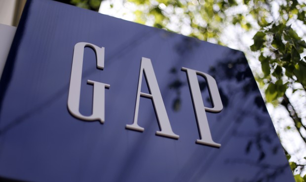 This photo taken on May 14, 2014, shows signage outside a Gap store in the Shadyside section of Pit...