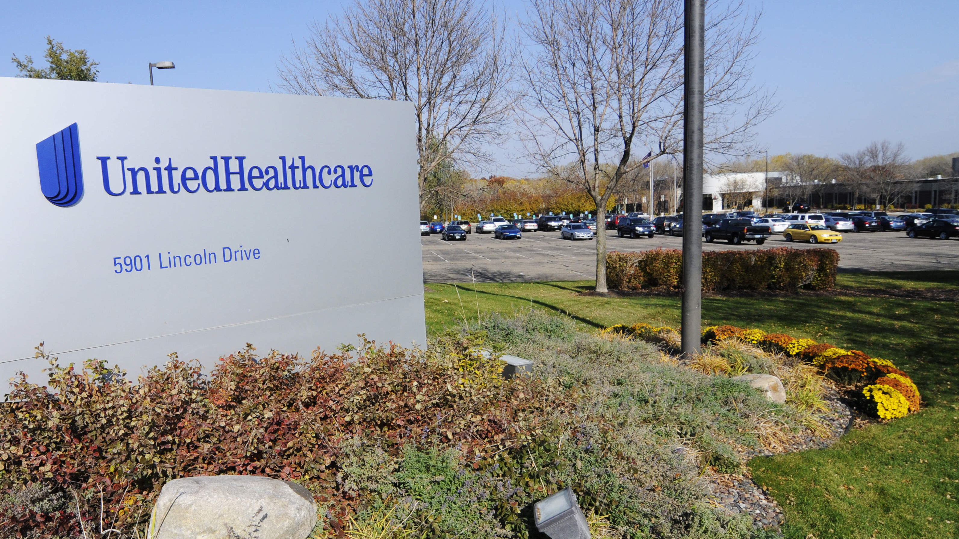 A portion of UnitedHealth Group Inc.'s campus in Minnetonka, Minn. (AP Photo/Jim Mone, File)...