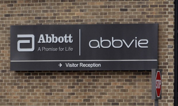 FILE – This Jan. 24, 2015, file photo, shows the exterior of Abbvie, in Lake Bluff, Ill. AbbV...