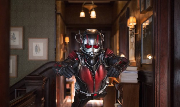 This photo provided by Disney shows Paul Rudd as Scott Lang/Ant-Man in a scene from Marvel’s ...