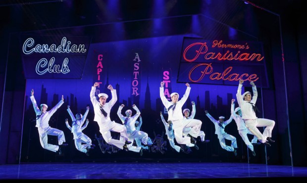 In this image released by Matt Ross Public Relations, dancers perform in the musical “On the ...