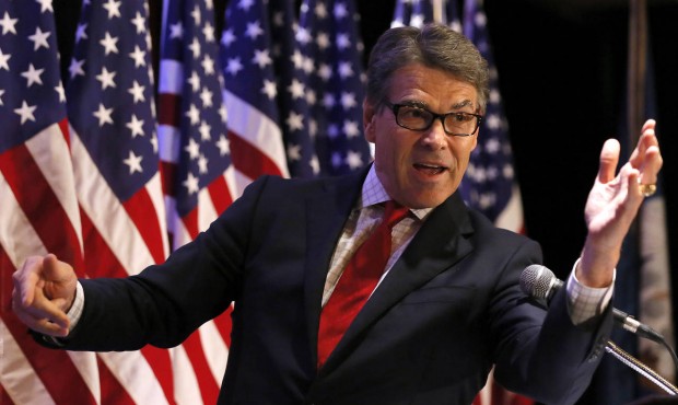 n Republican presidential candidate, former Texas Gov. Rick Perry speaks during the National Right ...