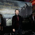 Michael Sheen attends the world premiere of "The Twilight Saga: Breaking Dawn Part II" at the Nokia Theatre on Monday, Nov. 12, 2012, in Los Angeles. (Photo by Matt Sayles/Invision/AP)