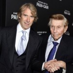 Director/producer Michael Bay, left, and Sumner Redstone arrive at the LA Premiere of "Pain and Gain" at the TCL Theatre on Monday, April 22, 2013 in Hollywood, Calif. (Photo by Matt Sayles/Invision/AP)