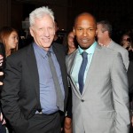 Actors James Woods, left, and Jamie Foxx attend the "White House Down" premiere party at The Frick Collection on Tuesday, June 25, 2013 in New York. (Photo by Evan Agostini/Invision/AP)